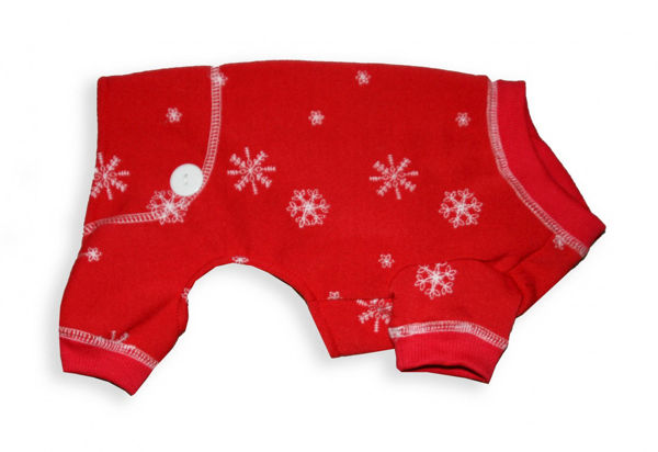 Picture of Snowflake Jumpers/ LongJohns - Red.
