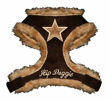 Picture of Brown Fur Star Harness Vest.