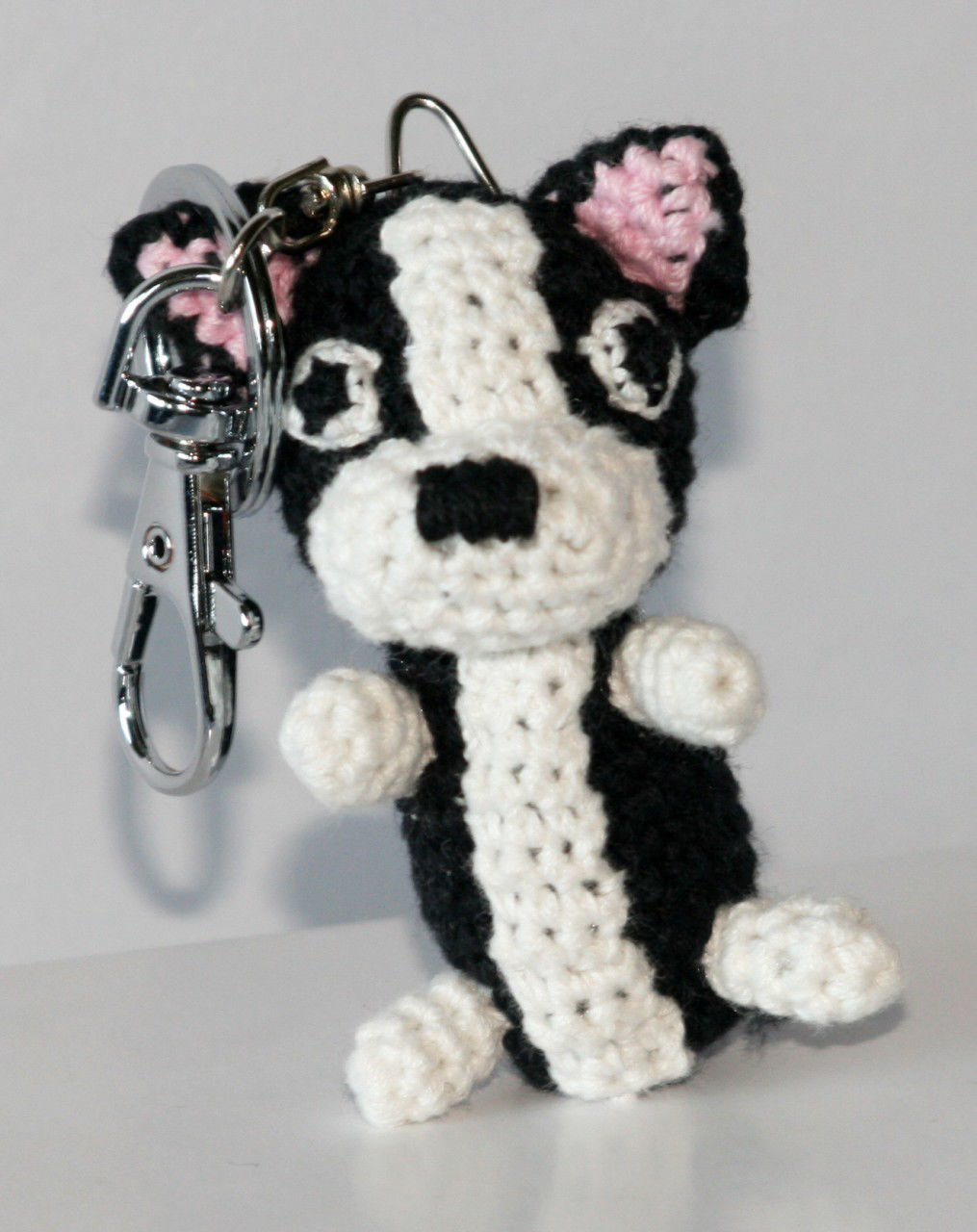 Picture of Dog Star Collectable Keychain - Boston Terrier. 2PK