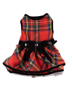 Picture of Red Tartan Plaid Dress