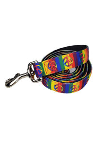 Picture of Leash  1" X 5' - Rainbow Peace