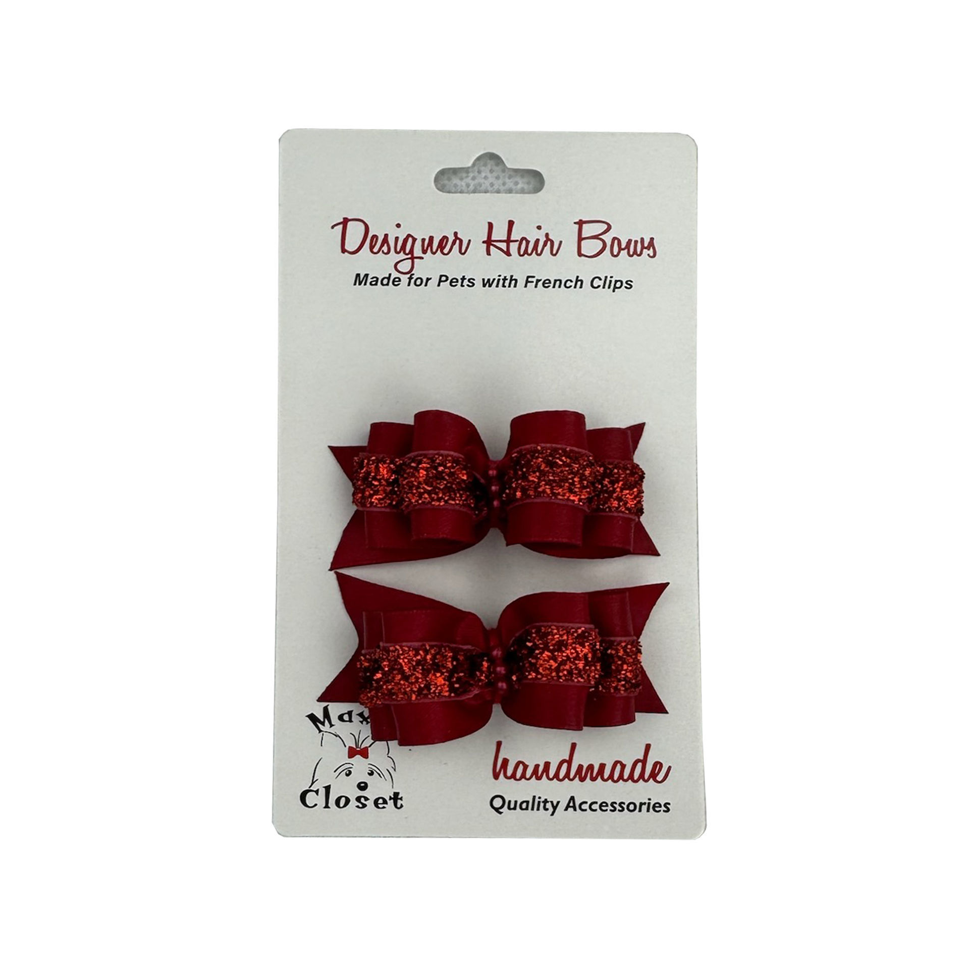 Picture of Hair Bows - Sm  Ruby Red