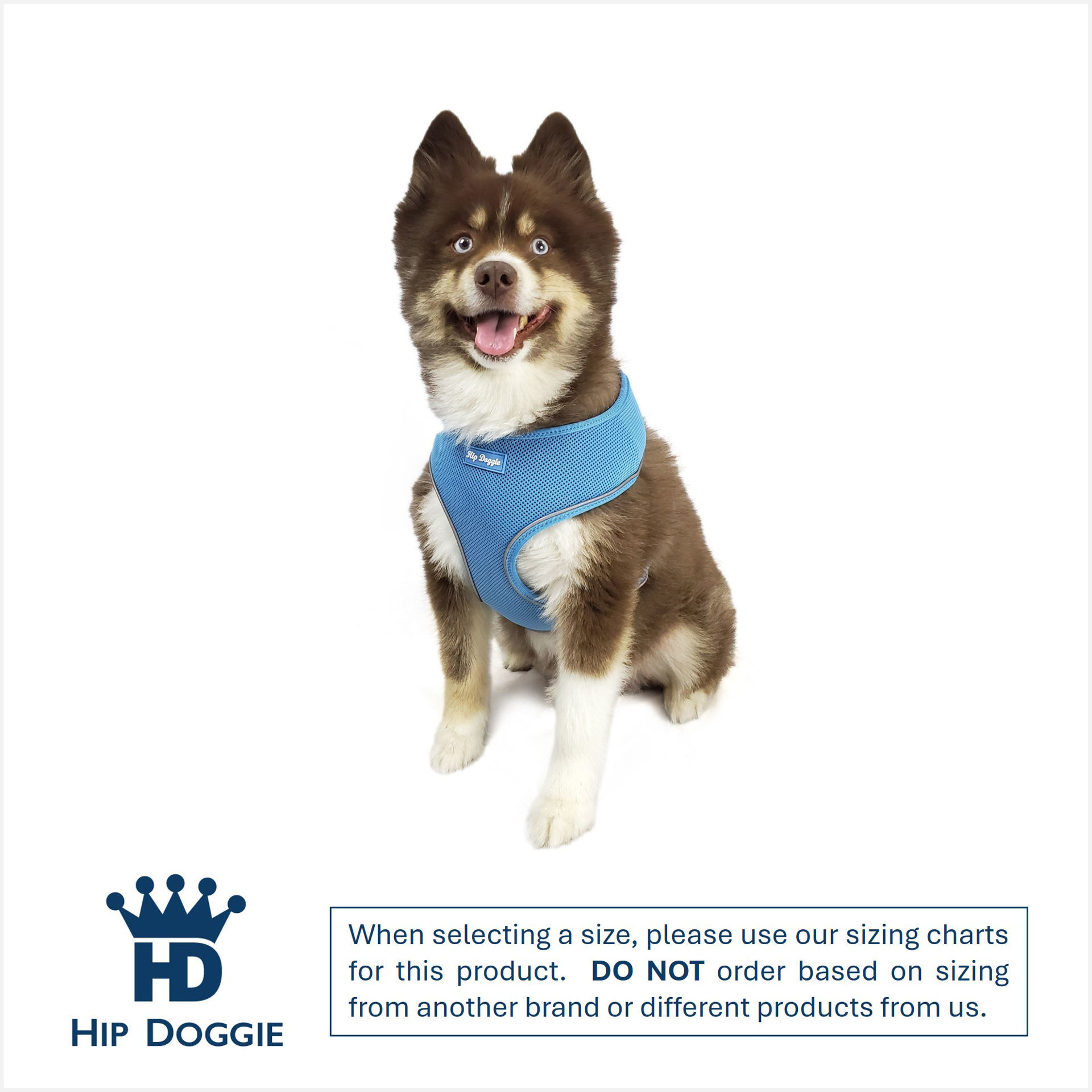 Picture of Ultra Comfort Reflective Harness  - Light Blue