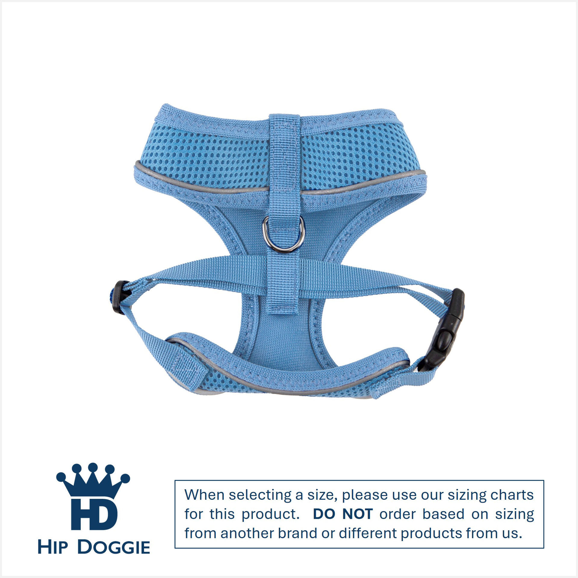 Picture of Ultra Comfort Reflective Harness  - Light Blue